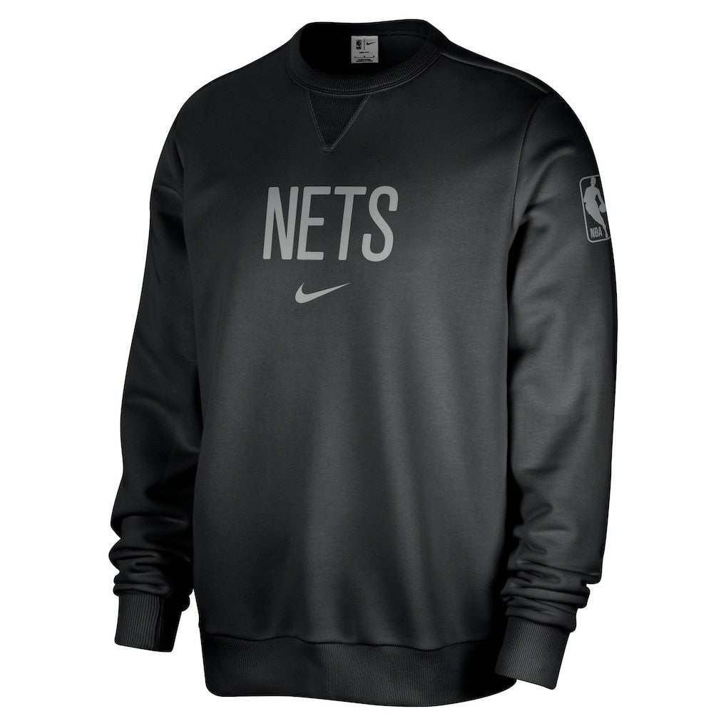 Nike - Brooklyn Nets Courtside Standard Issue Performance Pullover Sweatshirt - Black