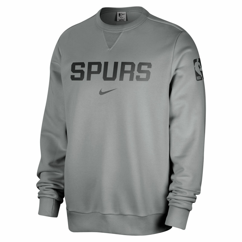 Nike - San Antonio Spurs Courtside Standard Issue Performance Pullover Sweatshirt - Gray