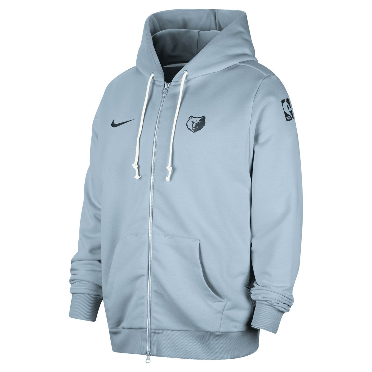 Nike - Memphis Grizzlies Authentic Standard Issue Full-Zip Hoodie Jacket - Light Blue
