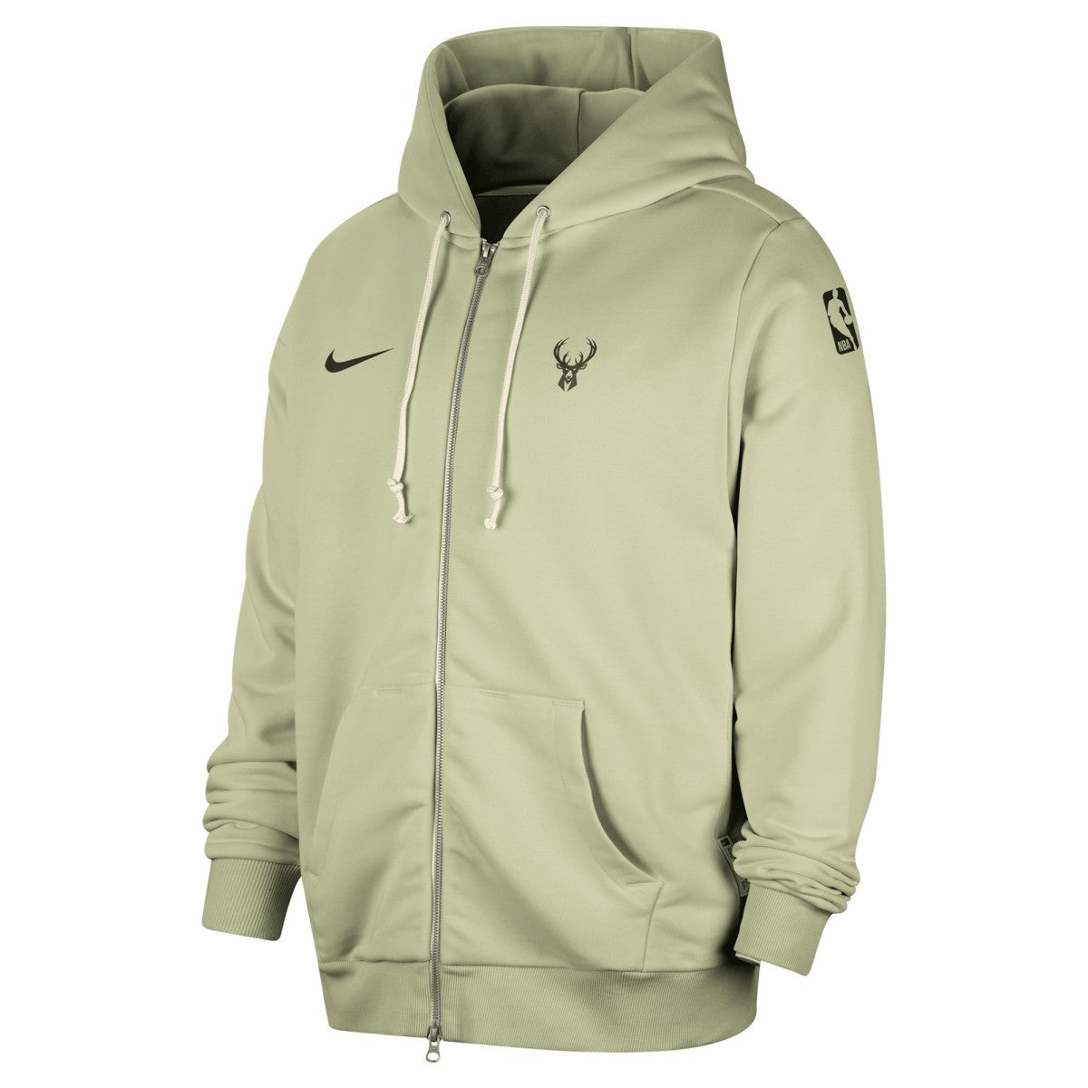 Nike - Milwaukee Bucks Authentic Standard Issue Full-Zip Hoodie Jacket - Green