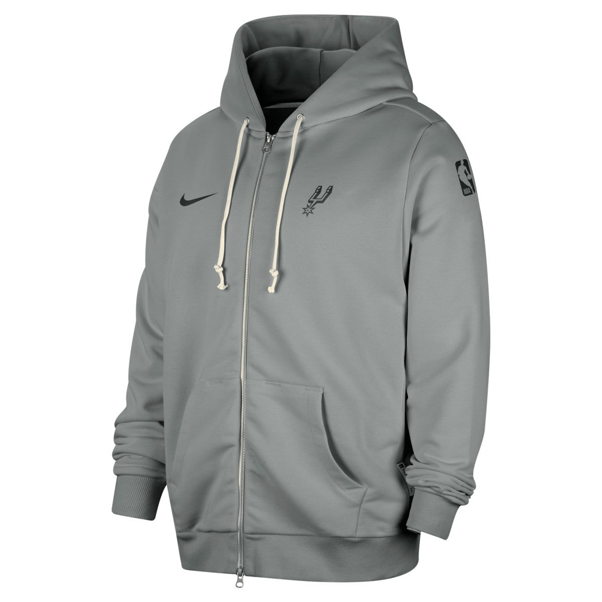 Nike - San Antonio Spurs Authentic Standard Issue Full-Zip Hoodie Jacket - Gray