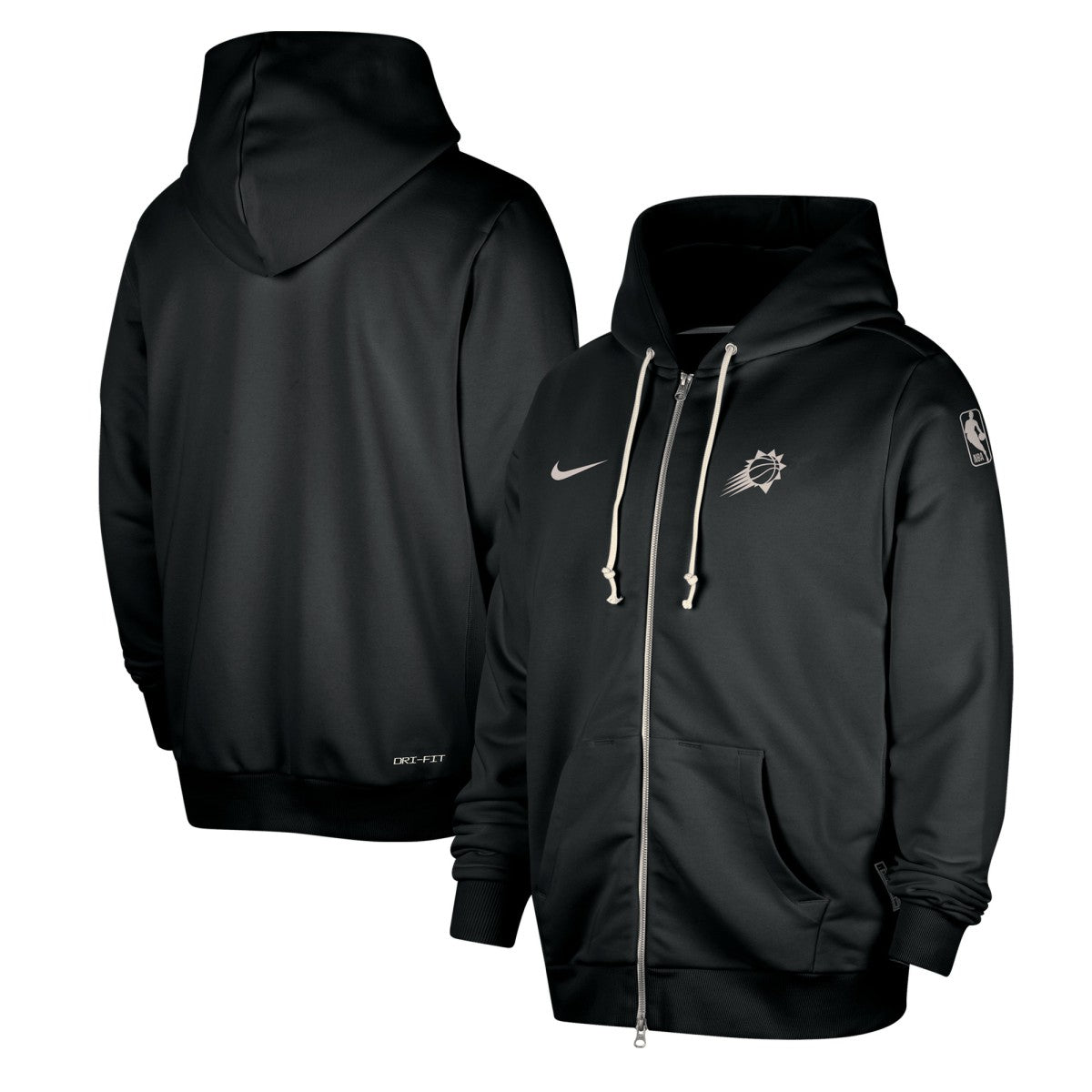 Nike - Phoenix Suns Authentic Standard Issue Full-Zip Hoodie Jacket - Black