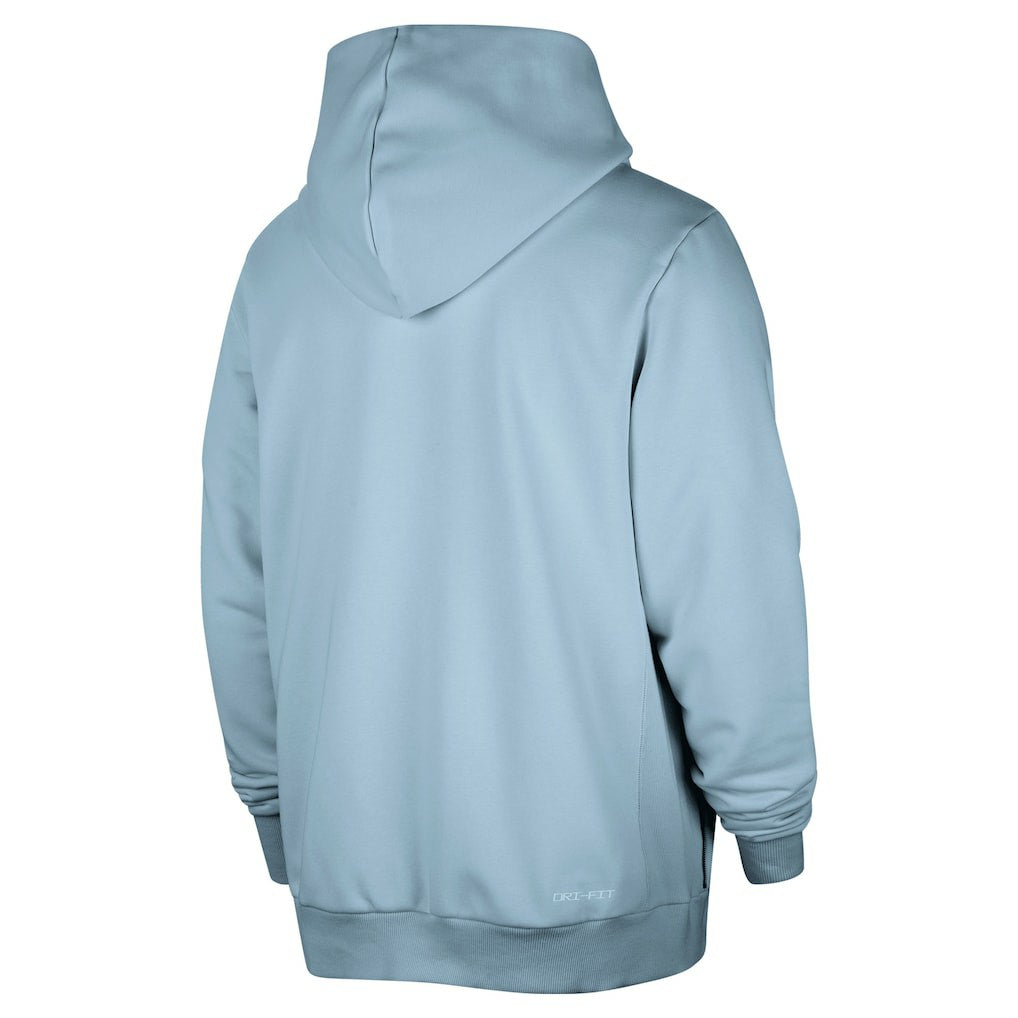 Nike - Dallas Mavericks Authentic Standard Issue Full-Zip Hoodie Jacket - Light Blue