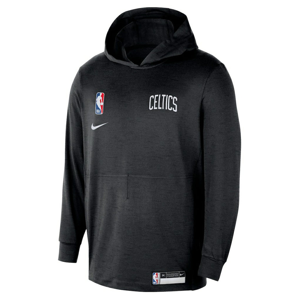 Nike - Boston Celtics 2024/25 On-Court Authentic Practice Yoga Restore Lightweight Pullover Hoodie - Black