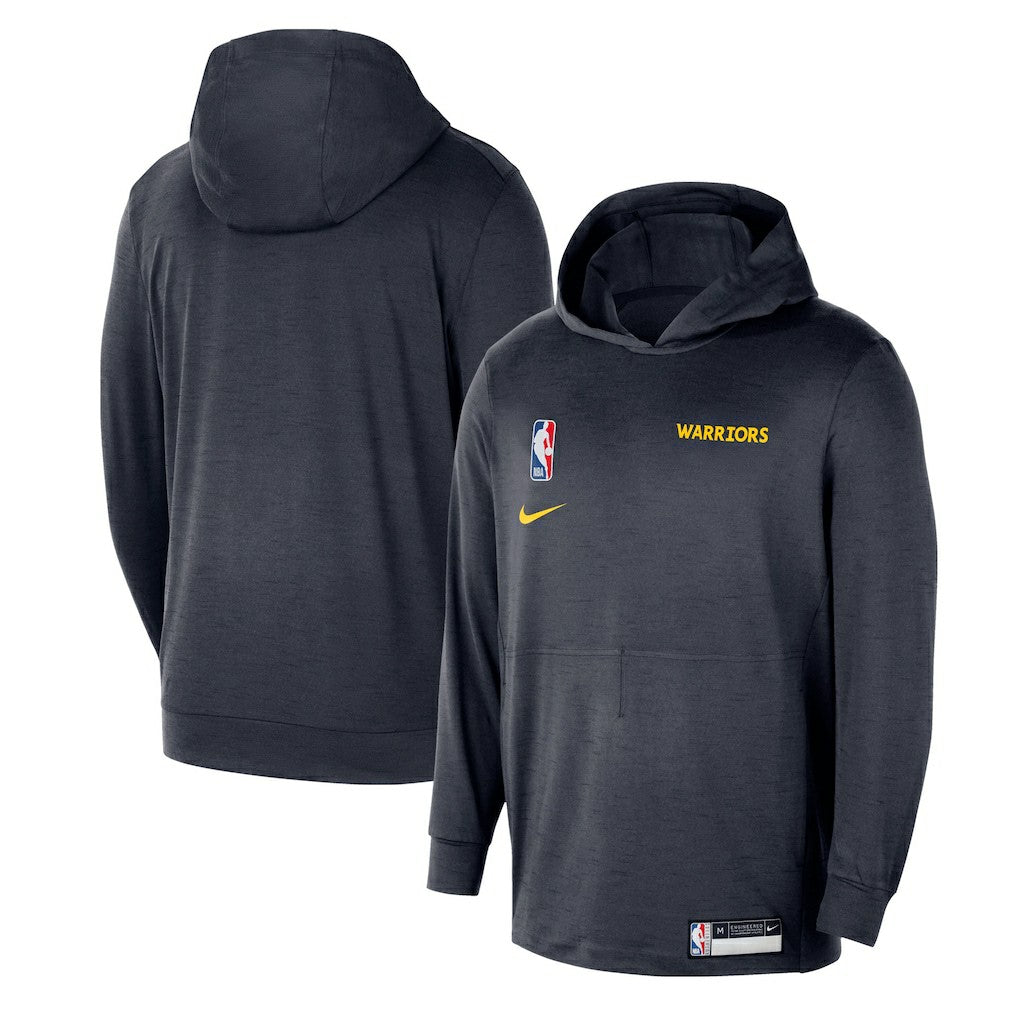 Nike - Golden State Warriors 2024/25 On-Court Authentic Practice Yoga Restore Lightweight Pullover Hoodie - Navy
