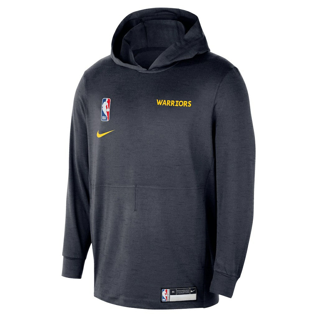 Nike - Golden State Warriors 2024/25 On-Court Authentic Practice Yoga Restore Lightweight Pullover Hoodie - Navy