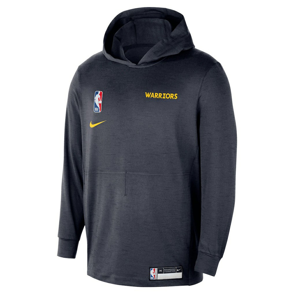 Nike - Golden State Warriors 2024/25 On-Court Authentic Practice Yoga Restore Lightweight Pullover Hoodie - Navy