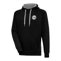 NBA - Detroit Pistons Antigua Metallic Logo Victory Pullover Hoodie - Black