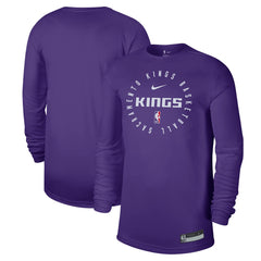 Nike - Sacramento Kings 2024/25 Legend On-Court Practice Long Sleeve T-Shirt - Purple