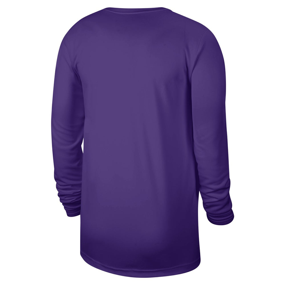 Nike - Sacramento Kings 2024/25 Legend On-Court Practice Long Sleeve T-Shirt - Purple