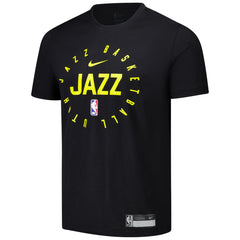 Nike - Utah Jazz 2024/25 Legend On-Court Practice Performance T-Shirt - Black