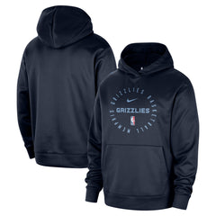 Nike - Memphis Grizzlies 2024/25 Spotlight On-Court Practice Performance Pullover Hoodie - Navy
