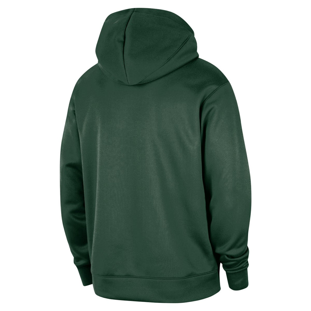 Nike - Milwaukee Bucks 2024/25 Spotlight On-Court Practice Performance Pullover Hoodie - Hunter Green
