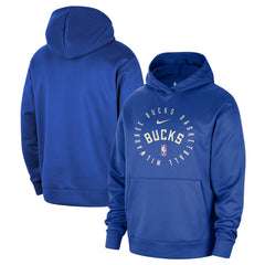Nike - Milwaukee Bucks 2024/25 Spotlight On-Court Practice Performance Pullover Hoodie - Royal