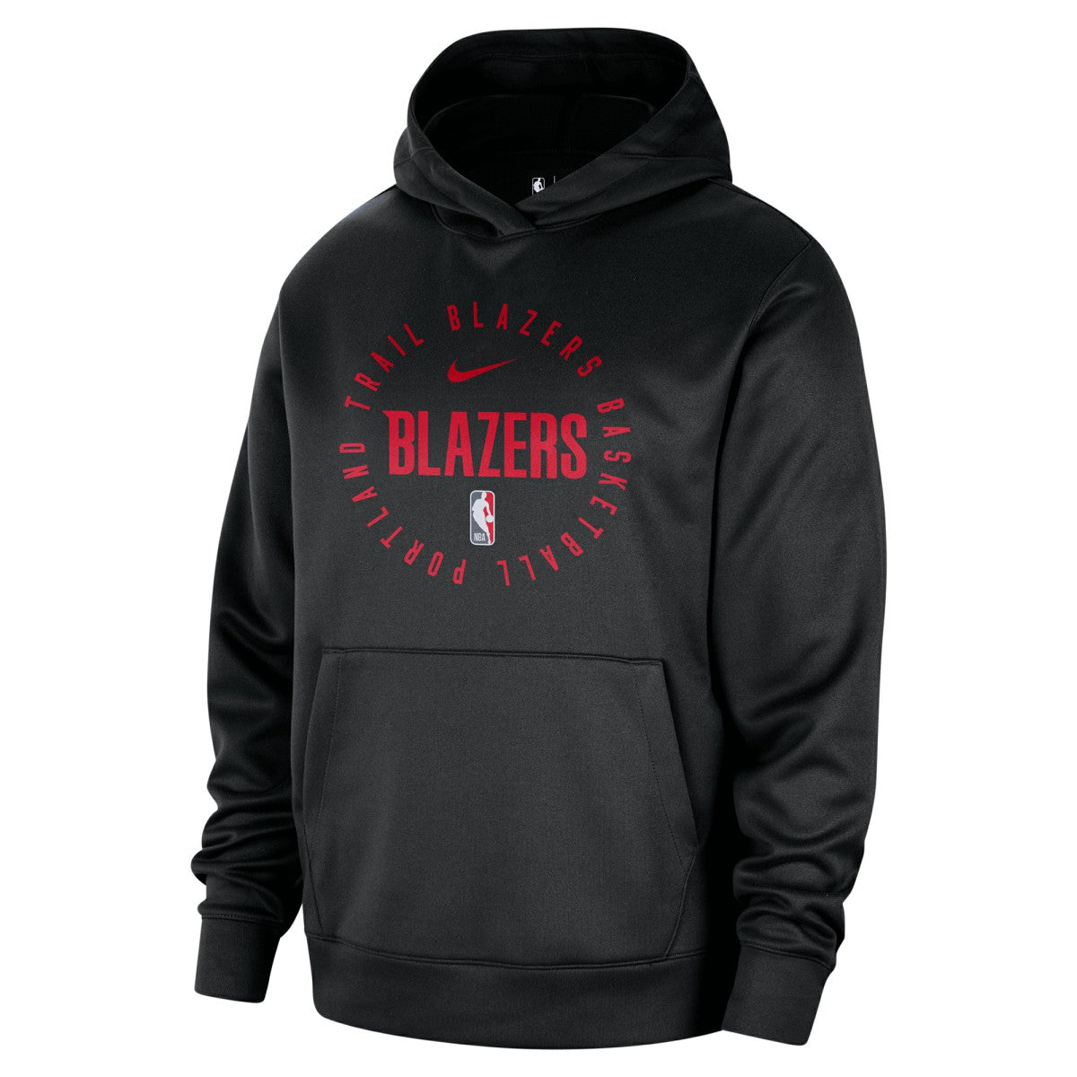 Nike - Portland Trail Blazers 2024/25 Spotlight On-Court Practice Performance Pullover Hoodie - Black