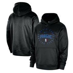 Nike - Orlando Magic 2024/25 Spotlight On-Court Practice Performance Pullover Hoodie - Black