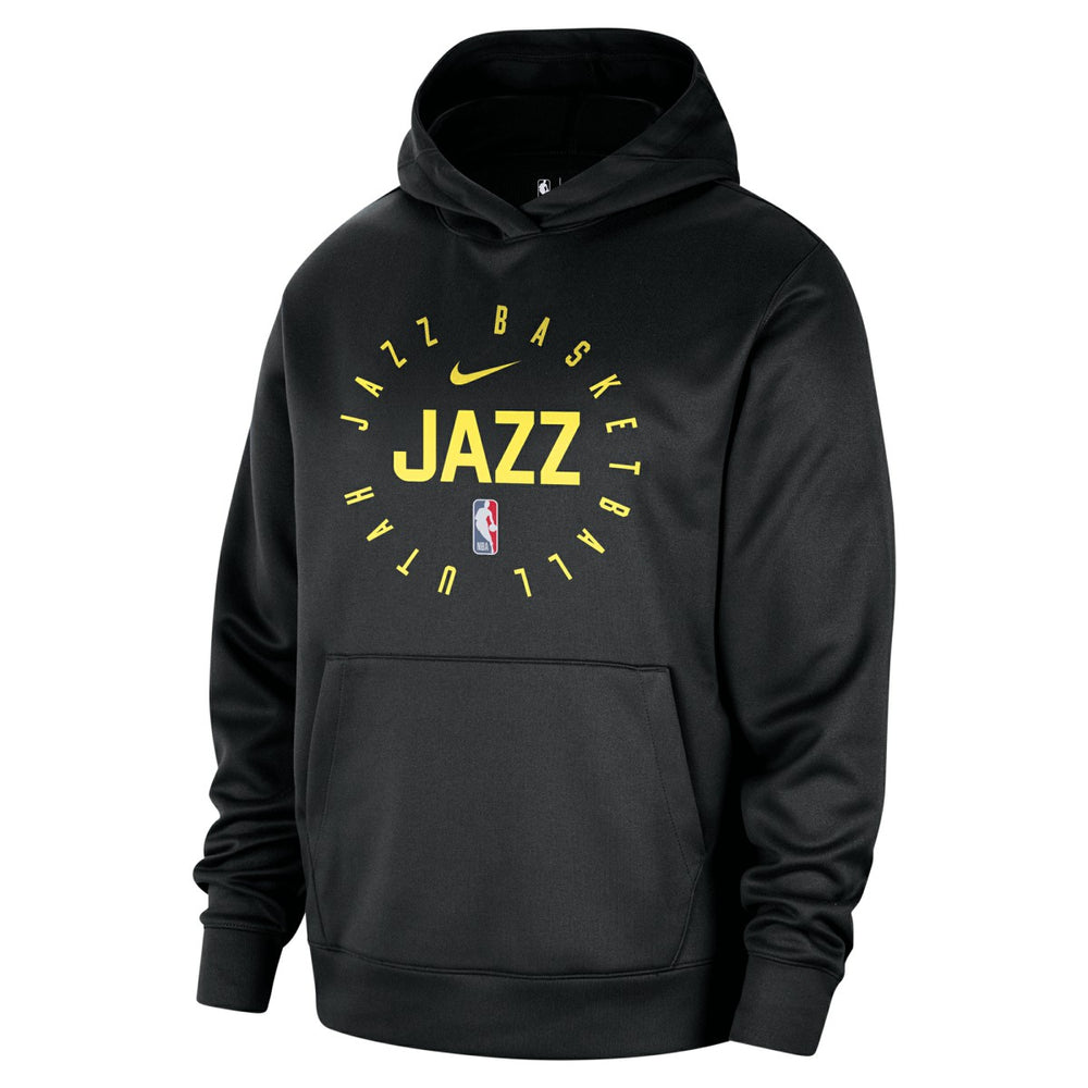 Nike - Utah Jazz 2024/25 Spotlight On-Court Practice Performance Pullover Hoodie - Black