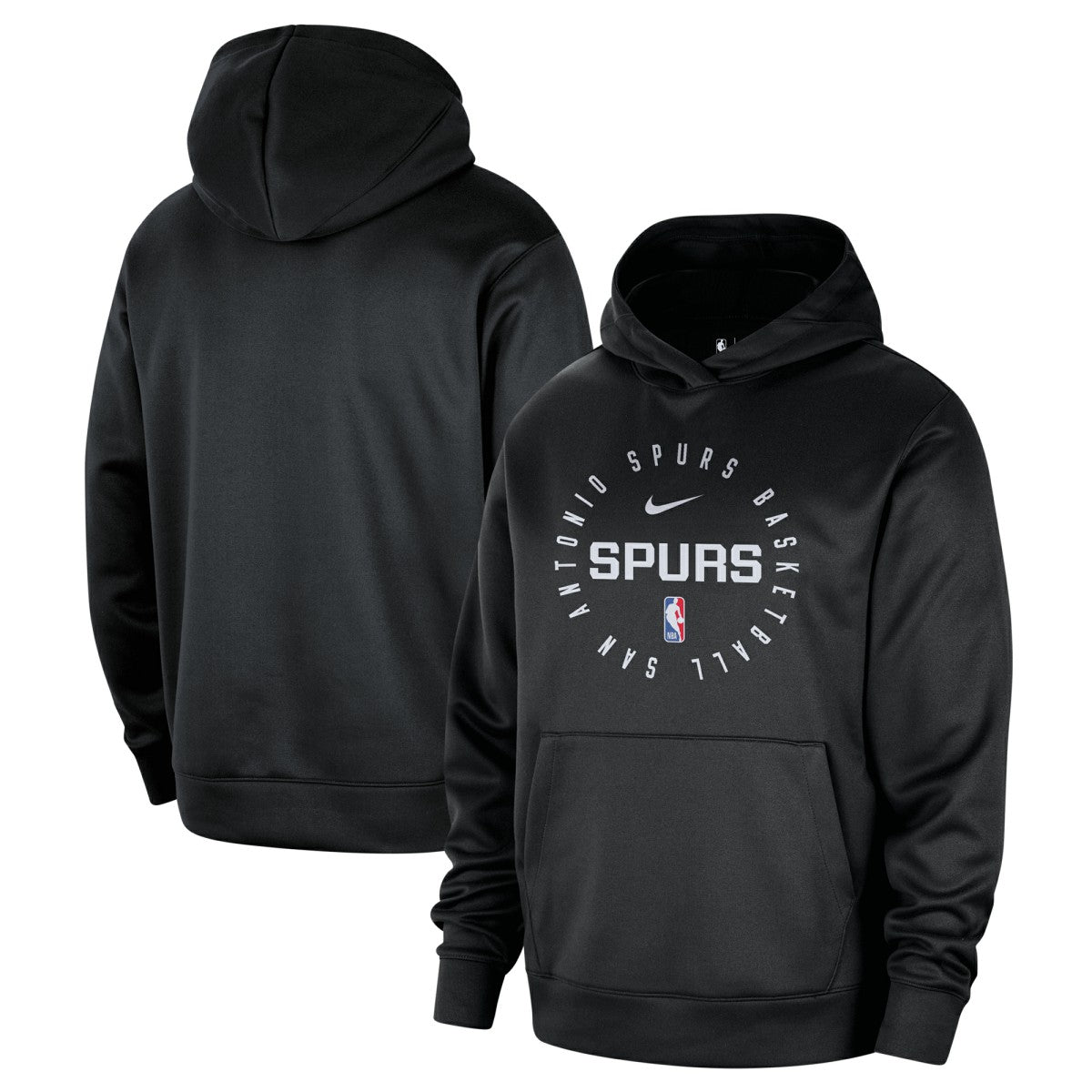 Nike - San Antonio Spurs 2024/25 Spotlight On-Court Practice Performance Pullover Hoodie - Black
