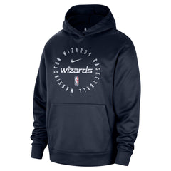 Nike - Washington Wizards 2024/25 Spotlight On-Court Practice Performance Pullover Hoodie - Navy