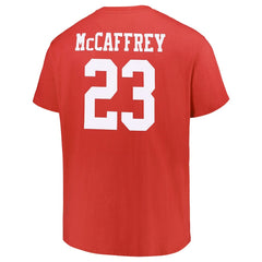 Christian McCaffrey San Francisco 49ers Big & Tall T-Shirt Scarlet - Fanatics