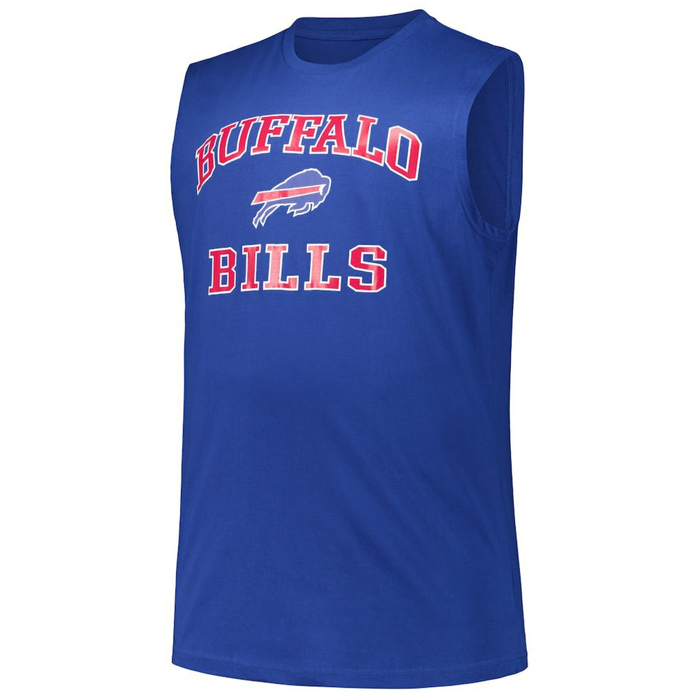 Josh Allen Buffalo Bills Big & Tall Muscle Tank Top Royal - Fanatics