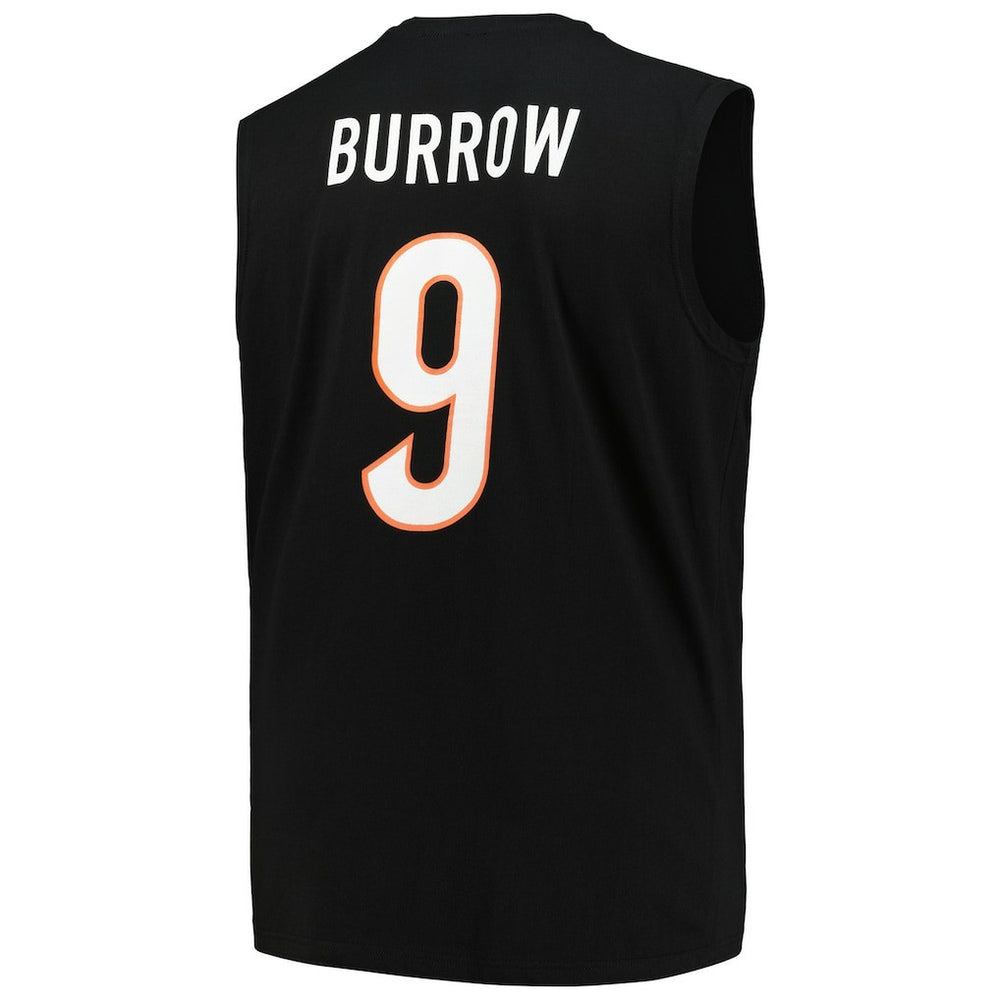 Joe Burrow Cincinnati Bengals Big & Tall Muscle Tank Top Black - Fanatics