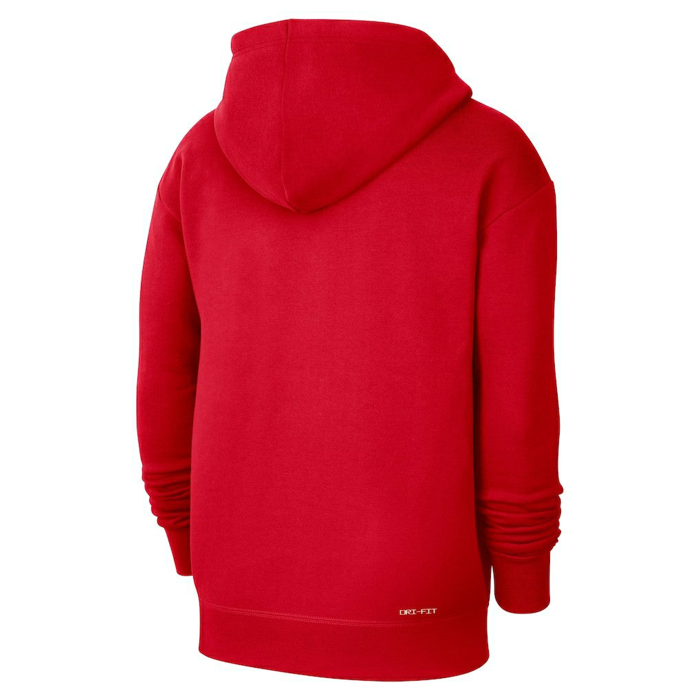 Nike - Atlanta Hawks Courtside Standard Issue Premium Performance Pullover Hoodie - Red