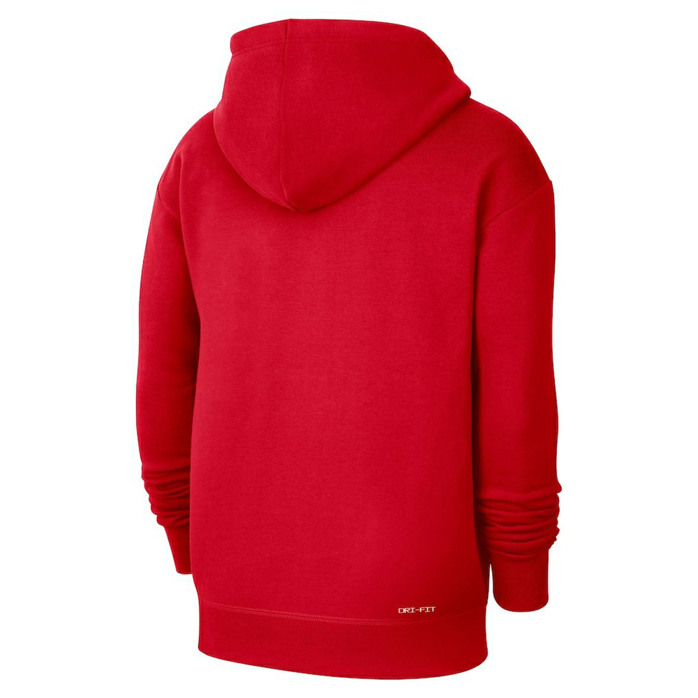 Nike - Atlanta Hawks Courtside Standard Issue Premium Performance Pullover Hoodie - Red