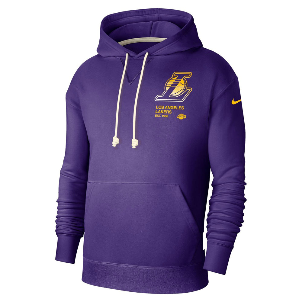 Nike - Los Angeles Lakers Courtside Standard Issue Premium Performance Pullover Hoodie - Purple