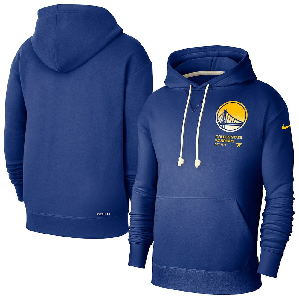 Nike - Golden State Warriors Courtside Standard Issue Premium Performance Pullover Hoodie - Royal