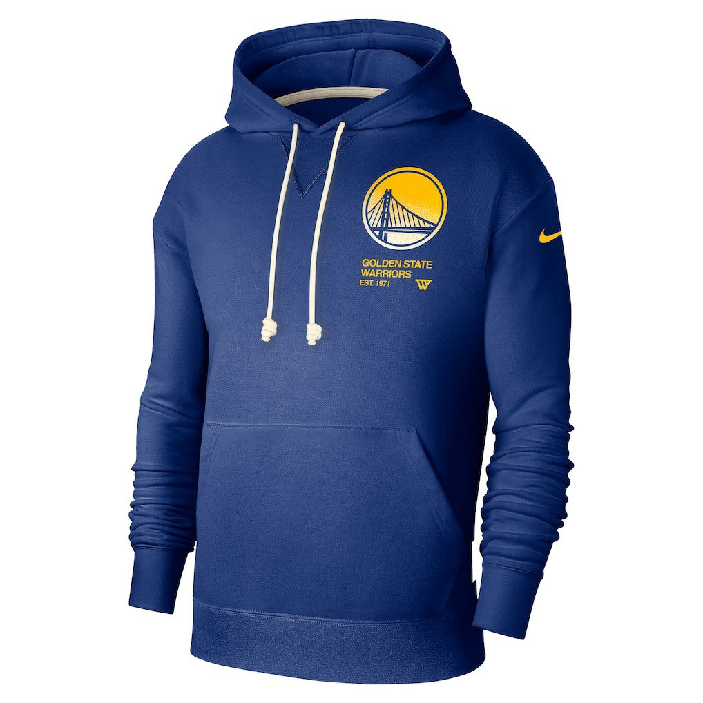 Nike - Golden State Warriors Courtside Standard Issue Premium Performance Pullover Hoodie - Royal