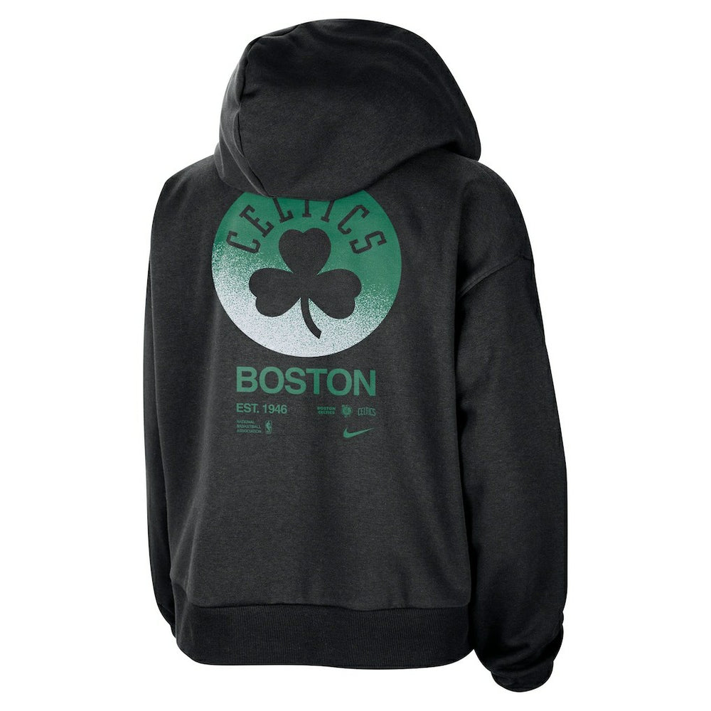 Nike - Boston Celtics Women's Courtside Standard Issue Performance Pullover Hoodie - Black
