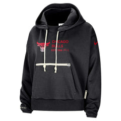 Nike - Chicago Bulls Women's Courtside Standard Issue Performance Pullover Hoodie - Black
