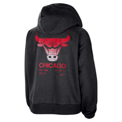Nike - Chicago Bulls Women's Courtside Standard Issue Performance Pullover Hoodie - Black