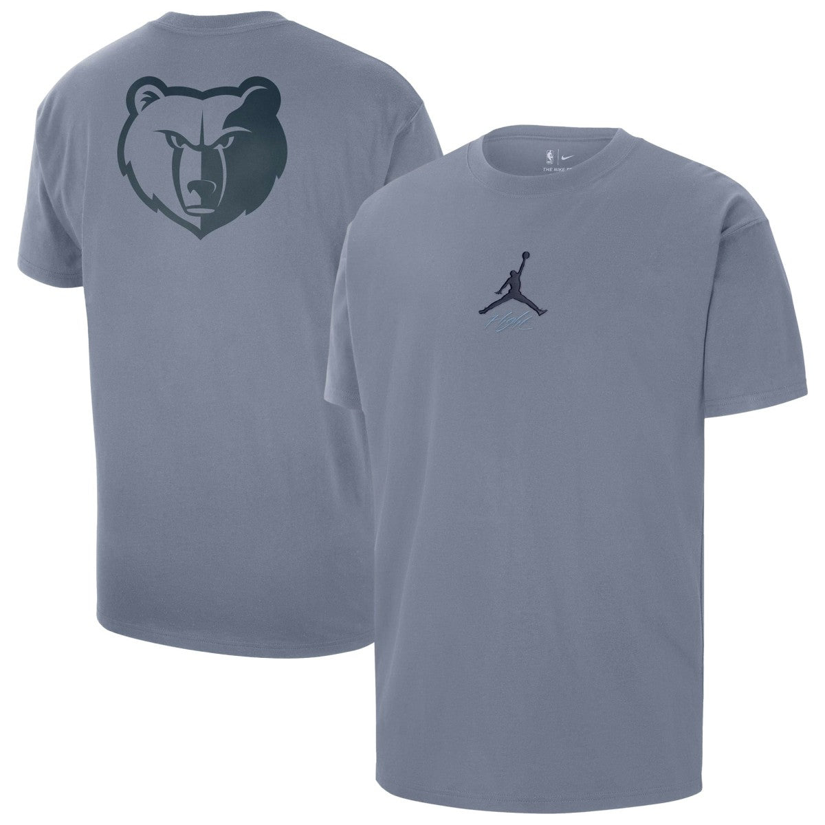 NBA - Memphis Grizzlies Jordan Brand Statement Edition Jumpman Flight Heavyweight T-Shirt - Blue