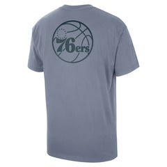 NBA - Philadelphia 76ers Jordan Brand Statement Edition Jumpman Flight Heavyweight T-Shirt - Blue