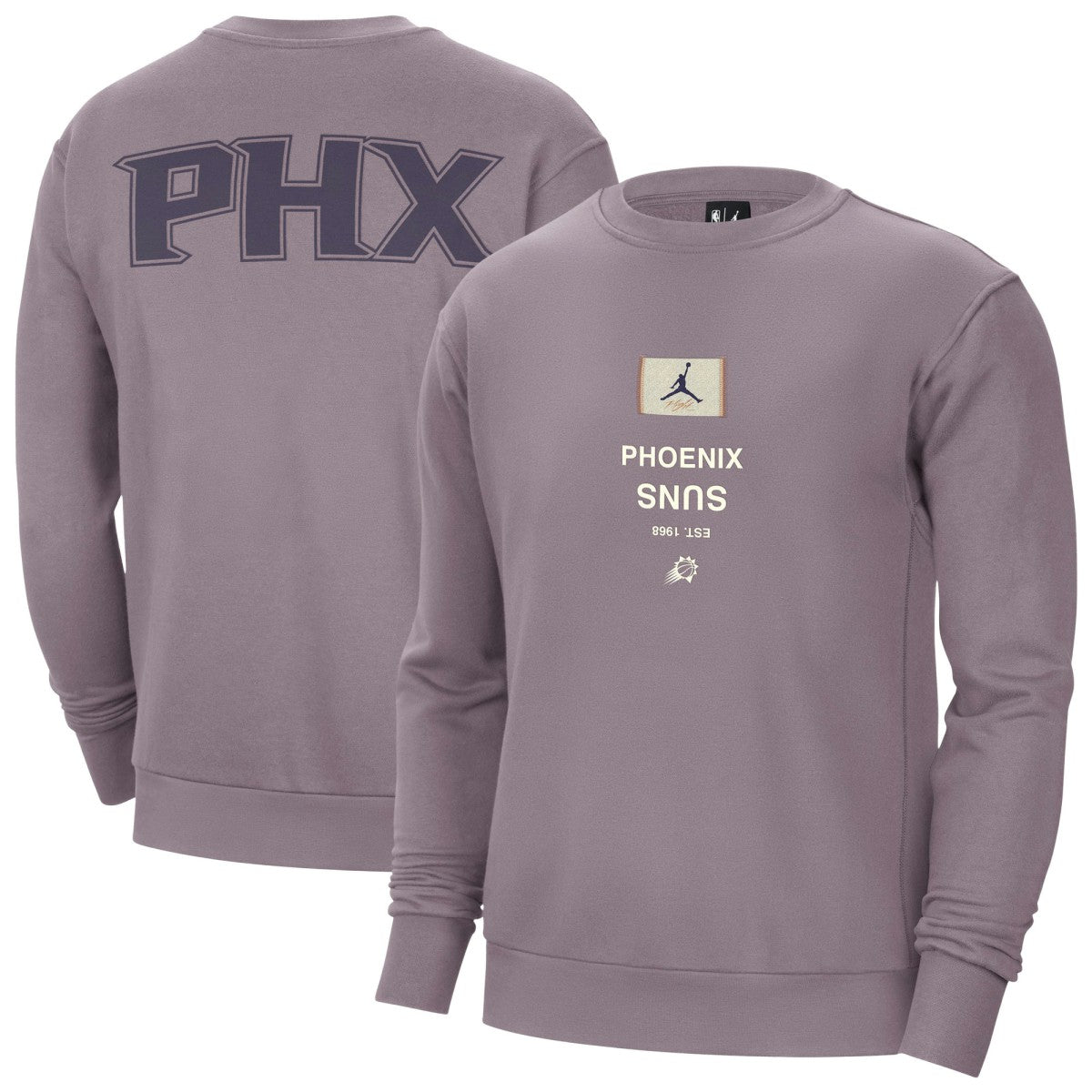 NBA - Phoenix Suns Jordan Brand Courtside Statement Edition Heavyweight Pullover Sweatshirt - Purple