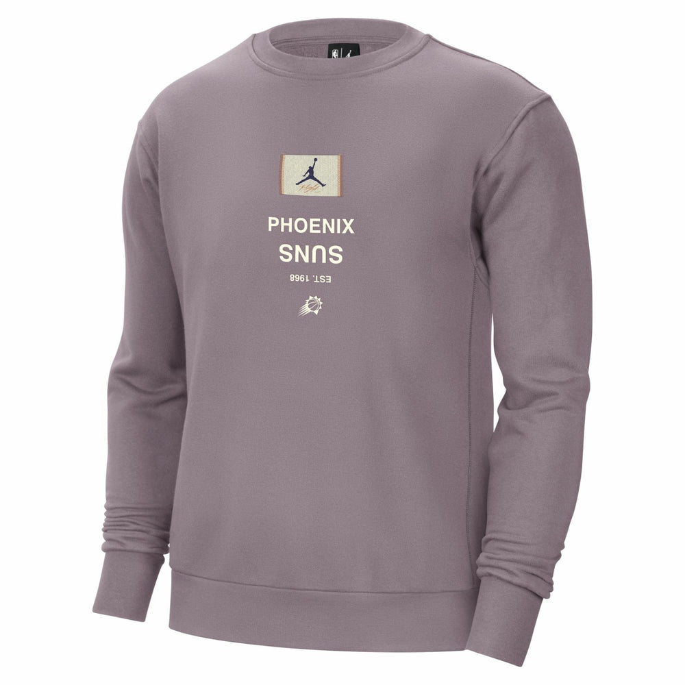 NBA - Phoenix Suns Jordan Brand Courtside Statement Edition Heavyweight Pullover Sweatshirt - Purple