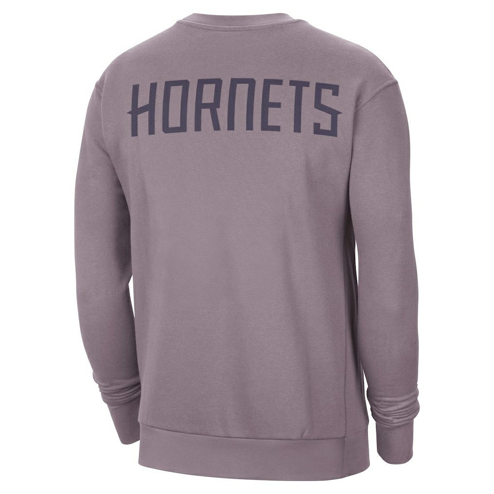 NBA - Charlotte Hornets Jordan Brand Courtside Statement Edition Heavyweight Pullover Sweatshirt - Purple
