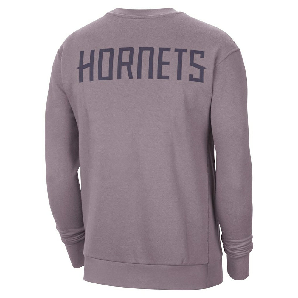 NBA - Charlotte Hornets Jordan Brand Courtside Statement Edition Heavyweight Pullover Sweatshirt - Purple
