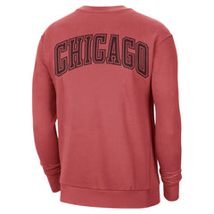 NBA - Chicago Bulls Jordan Brand Courtside Statement Edition Heavyweight Pullover Sweatshirt - Red