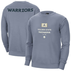 NBA - Golden State Warriors Jordan Brand Courtside Statement Edition Heavyweight Pullover Sweatshirt - Blue