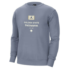 NBA - Golden State Warriors Jordan Brand Courtside Statement Edition Heavyweight Pullover Sweatshirt - Blue