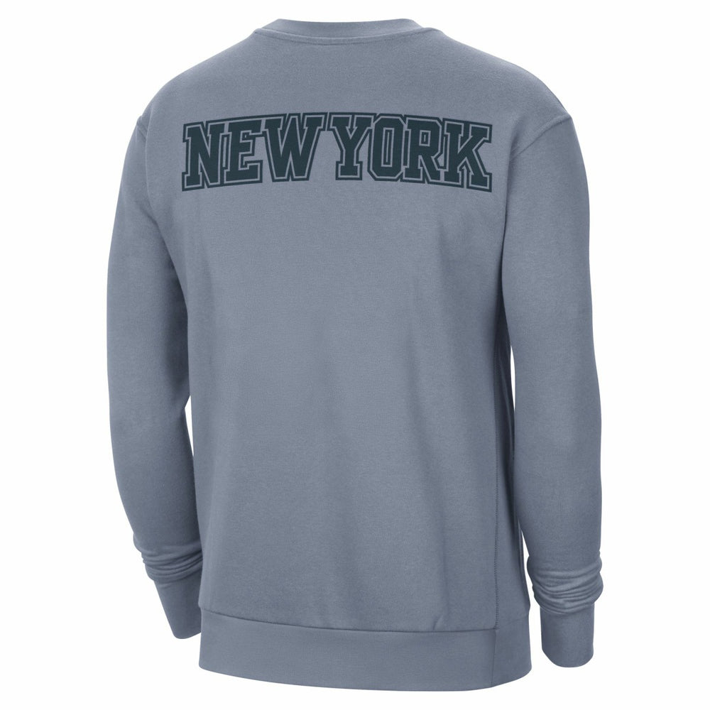 NBA - New York Knicks Jordan Brand Courtside Statement Edition Heavyweight Pullover Sweatshirt - Blue