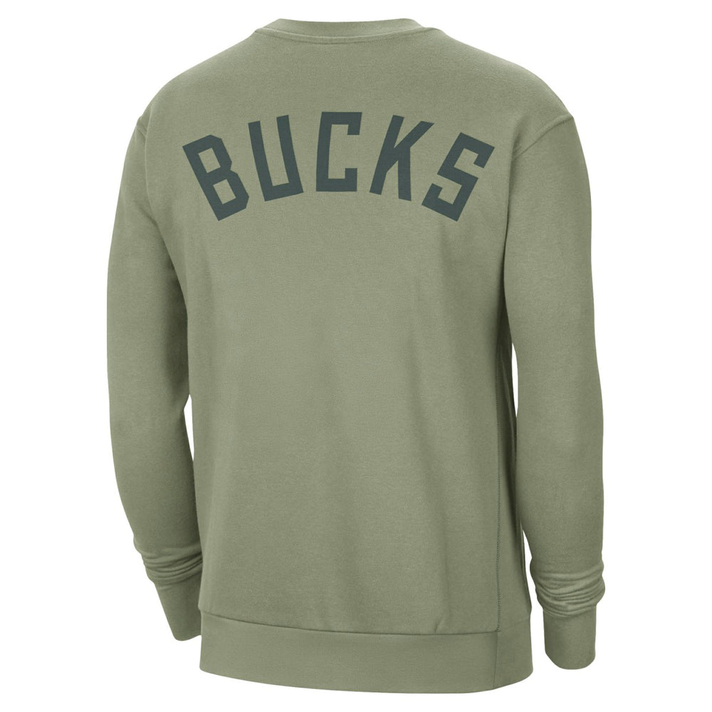 NBA - Milwaukee Bucks Jordan Brand Courtside Statement Edition Heavyweight Pullover Sweatshirt - Green