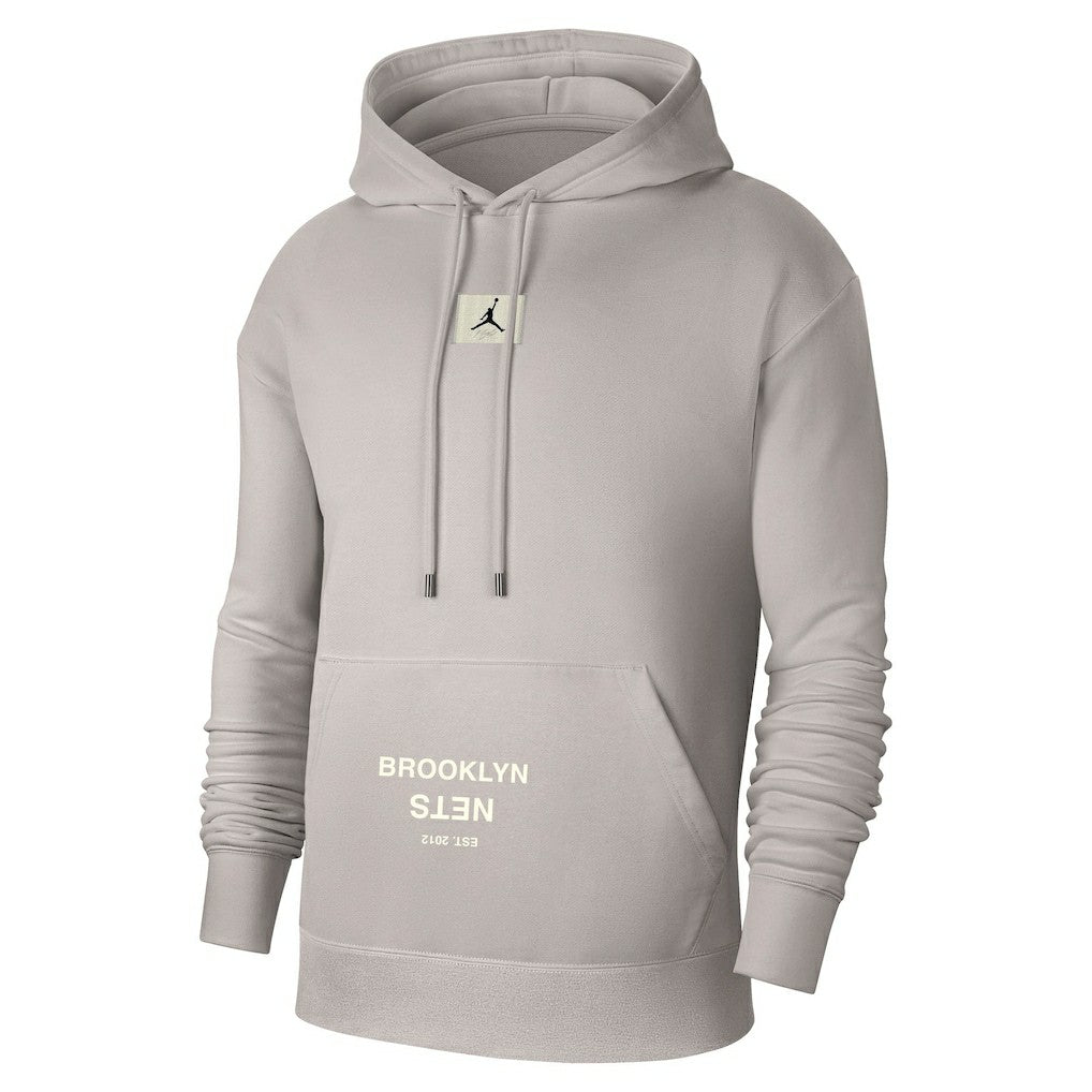 NBA - Brooklyn Nets Jordan Brand Courtside Statement Edition Pullover Hoodie - Heather Gray