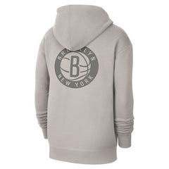 NBA - Brooklyn Nets Jordan Brand Courtside Statement Edition Pullover Hoodie - Heather Gray