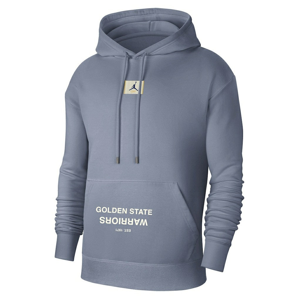 NBA - Golden State Warriors Jordan Brand Courtside Statement Edition Pullover Hoodie - Gray