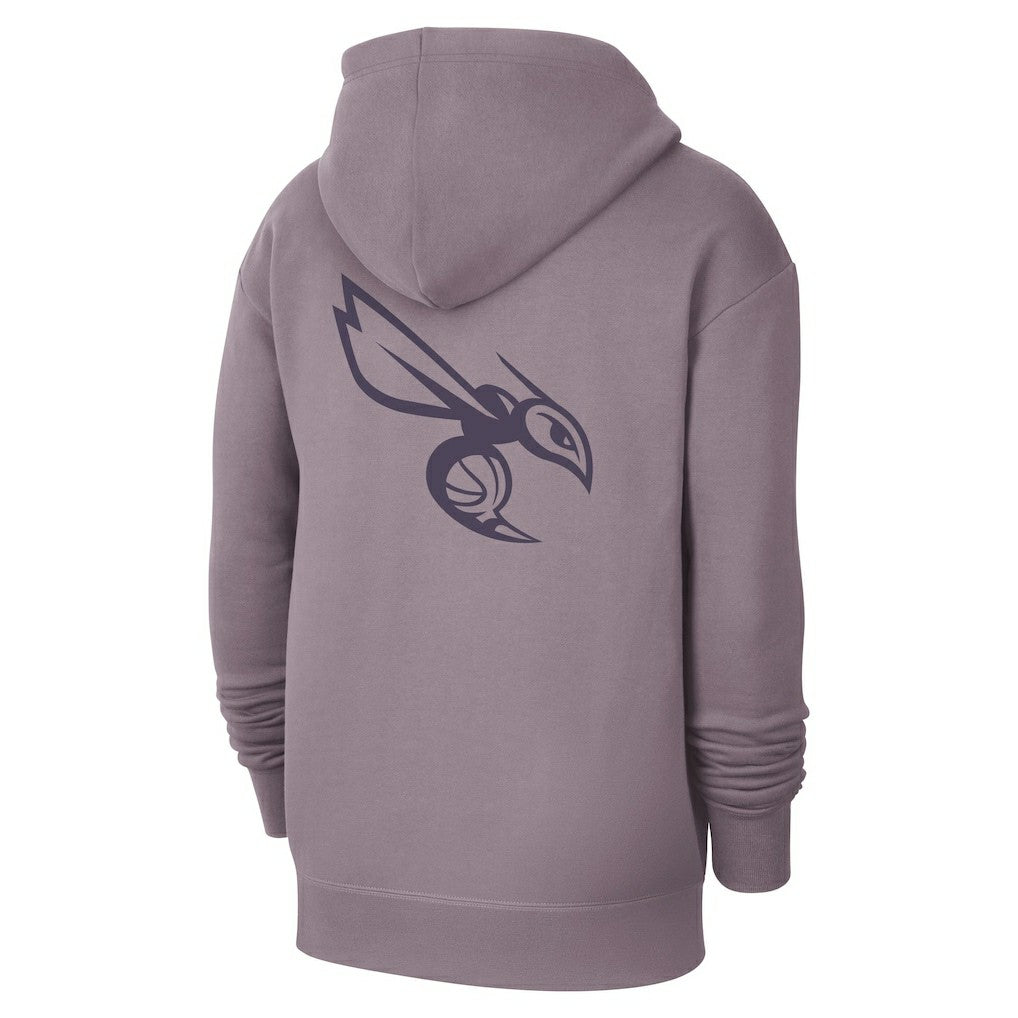 NBA - Charlotte Hornets Jordan Brand Courtside Statement Edition Pullover Hoodie - Purple