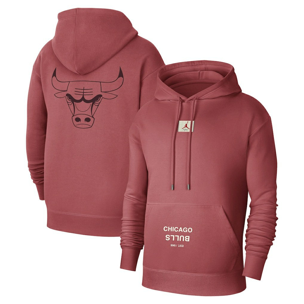 NBA - Chicago Bulls Jordan Brand Courtside Statement Edition Pullover Hoodie - Red